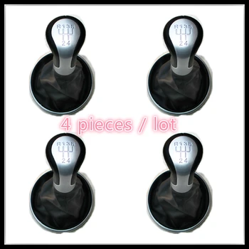 4pc/lot FOR SKODA FABIA 2 II MK2 2007-2010 ROOMSTER 2006-2010 5 SPEED GEAR shifter KNOB WITH LEATHER GAITER SLIVER CAP
4pc/lot FOR SKODA FABIA 2 II MK2 2007-2010 ROOMSTER 2006-2010 5 SPEED GEAR shifter KNOB WITH LEATHER GAITER SLIVER CAP