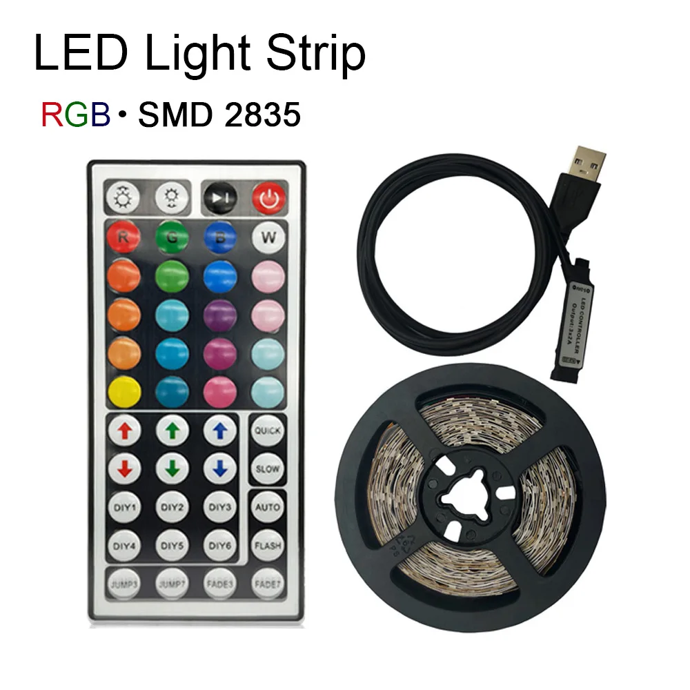 LED Controller 44 Keys LED IR RGB Controler LED Lights Controller 1m 2m RGB SMD 2835 5V LED Strip
LED Controller 44 Keys LED IR RGB Controler LED Lights Controller 1m 2m RGB SMD 2835 5V LED Strip