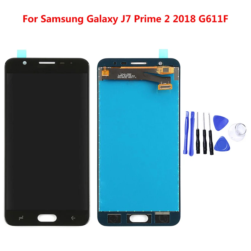 For Samsung Galaxy J7 Prime 2 2018 G611F LCD Display Digitizer Touch Screen Assembly Replacement Parts without Frame +Tool
For Samsung Galaxy J7 Prime 2 2018 G611F LCD Display Digitizer Touch Screen Assembly Replacement Parts without Frame +Tool
