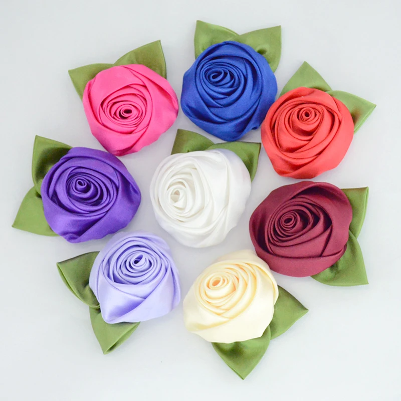 Wholesale 10Pcs/Lot Hand Made DIA 5Cm Satin Rose With Green Leaf Artificial Flower For Wedding Bouquet Decor DIY Accessories
Wholesale 10Pcs/Lot Hand Made DIA 5Cm Satin Rose With Green Leaf Artificial Flower For Wedding Bouquet Decor DIY Accessories