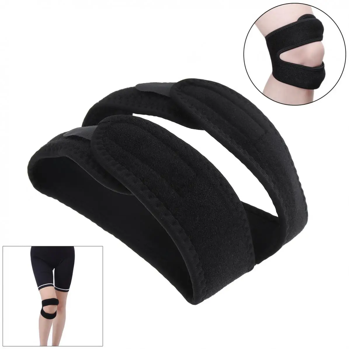 Fitness Knee Support Patella Belt Elastic Bandage Tape Sport Strap Pads Protector Band for Brace Football Sports | Спорт и