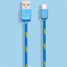 Woweinew Genuine Nylon Braided USB 3 1 font b Type C b font Data Sync Charger