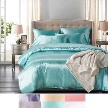 HOT! 100% Pure Satin Silk Bedding Set,Home Textile King Size Bed Set,Bedclothes,Queen Size Duvet Cover Pillowcases Bedding Set
HOT! 100% Pure Satin Silk Bedding Set,Home Textile King Size Bed Set,Bedclothes,Queen Size Duvet Cover Pillowcases Bedding Set