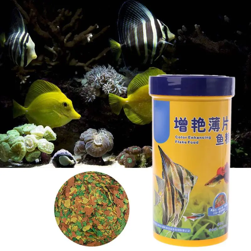 Fish Flakes For Tropical Fish Marine Ornamental Aquarium Fish Tank Feeding Foods
Fish Flakes For Tropical Fish Marine Ornamental Aquarium Fish Tank Feeding Foods