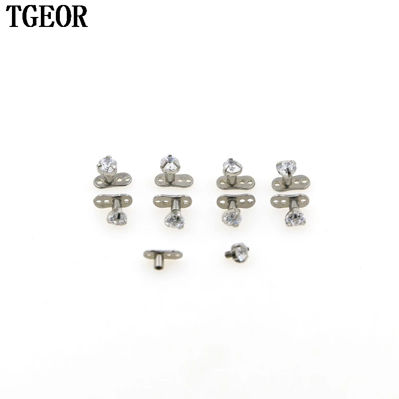 free shipping 30pcs 14G gem Cubic CZ zircon micro Dermal Anchors Skin body Surface piercing retainers hide it jewelry NICE
free shipping 30pcs 14G gem Cubic CZ zircon micro Dermal Anchors Skin body Surface piercing retainers hide it jewelry NICE