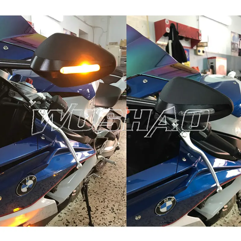 Rearview Mirror CNC Led Turn Signals Lights Mirrors For BMW Benelli TNT 600 BJ 300 250 BN600i F800R K1300R R1200R S1000R G650GS
Rearview Mirror CNC Led Turn Signals Lights Mirrors For BMW Benelli TNT 600 BJ 300 250 BN600i F800R K1300R R1200R S1000R G650GS