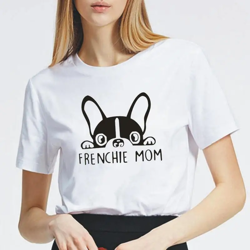 Fashion Frenchie Mom T Shirt Women Tops French Bulldog Mom Print Shirt Tee Shirt Femme Harajuku Hipster Casual Women Tshirt
Fashion Frenchie Mom T Shirt Women Tops French Bulldog Mom Print Shirt Tee Shirt Femme Harajuku Hipster Casual Women Tshirt