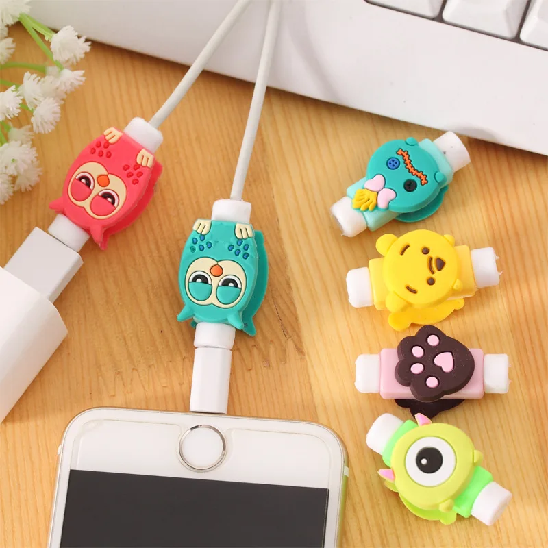 2 Pcs Practical Cute Cartoon USB Cable Protector Cover Case For Apple Iphone android Charger Data Cable Earphone Cable Winder
2 Pcs Practical Cute Cartoon USB Cable Protector Cover Case For Apple Iphone android Charger Data Cable Earphone Cable Winder
