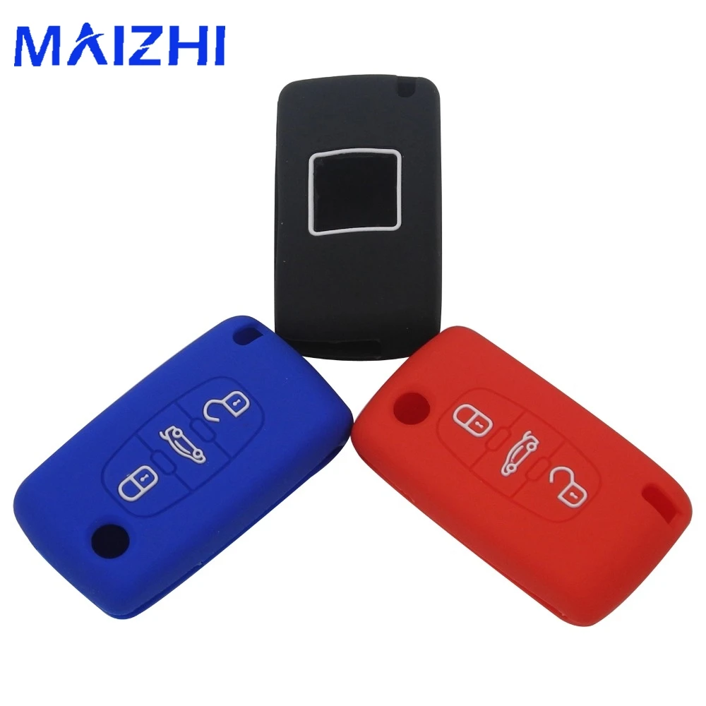 Silicone Remote Key Fob Cover Case For Peugeot 107 207 307 407 308 607 For Citroen C1 C2 C3 C4 C5 C6 C8 3 Btn Car Styling Cover
Silicone Remote Key Fob Cover Case For Peugeot 107 207 307 407 308 607 For Citroen C1 C2 C3 C4 C5 C6 C8 3 Btn Car Styling Cover