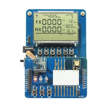 Demo board for 2.4G Wireless Transmitter and receiver RF2401 Module with LED display to test parameters
Demo board for 2.4G Wireless Transmitter and receiver RF2401 Module with LED display to test parameters