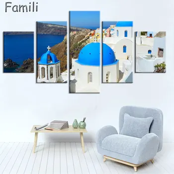 Modular 5pcs Venice Landscape Painting Venice Santorini Island Oil Paint Framed Canvas Prints Decorations Wall Art Wall Pictures
Modular 5pcs Venice Landscape Painting Venice Santorini Island Oil Paint Framed Canvas Prints Decorations Wall Art Wall Pictures