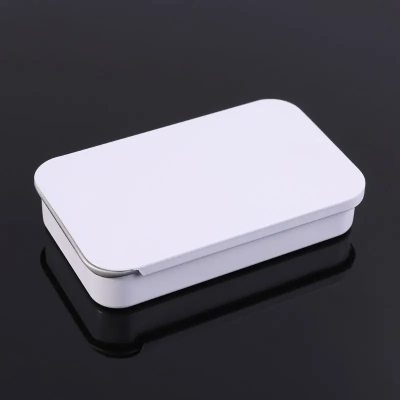 White Metal Tin Rectangle Mini Jewelry Storage Box Case Candy Coin Key Organizer Sliding Cover Organizer Small Items Containers
White Metal Tin Rectangle Mini Jewelry Storage Box Case Candy Coin Key Organizer Sliding Cover Organizer Small Items Containers