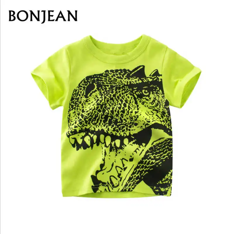 T-shirt Boys Children's Clothing 2018 Summer Fashion 100% Cotton Dinosaur Print Toddler Tops Tee T-shirt Baby Kids Girls 2-7y
T-shirt Boys Children's Clothing 2018 Summer Fashion 100% Cotton Dinosaur Print Toddler Tops Tee T-shirt Baby Kids Girls 2-7y