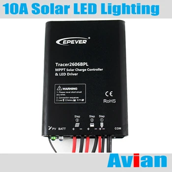 Epever 10A MPPT solar controller LED lighting 12/24V auto work with built-in LED Driver IP67 waterproof
Epever 10A MPPT solar controller LED lighting 12/24V auto work with built-in LED Driver IP67 waterproof