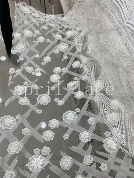 2019 hot sale stock 5yards jj003 ivory offwhite beads sequin luxury embroidery net mesh lace fabric for bridal wedding dress
2019 hot sale stock 5yards jj003 ivory offwhite beads sequin luxury embroidery net mesh lace fabric for bridal wedding dress