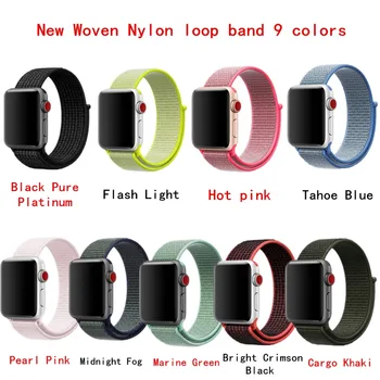 deporte lazo para Apple correa de reloj 42mm 38mm Nylon tejido iwatch 3/2/1 pulsera transpirable ligero
deporte lazo para Apple correa de reloj 42mm 38mm Nylon tejido iwatch 3/2/1 pulsera transpirable ligero