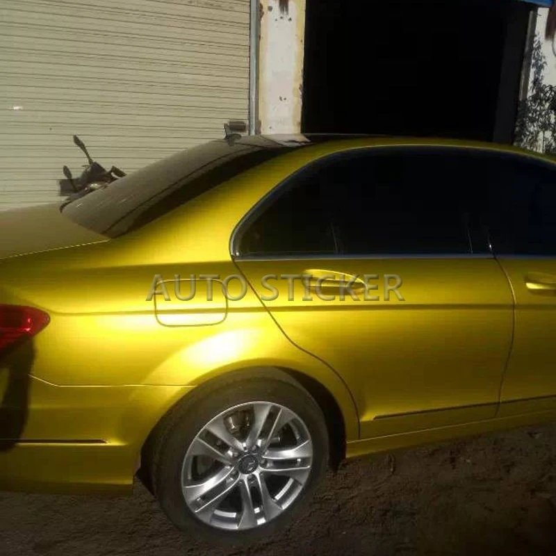 Premium Gold Matte Metallic Wrap Matte Gold Metal Vinyl Wrap Roll Air Free Car Wraps Size:1.52*20M/Roll (5ft x 65ft)
Premium Gold Matte Metallic Wrap Matte Gold Metal Vinyl Wrap Roll Air Free Car Wraps Size:1.52*20M/Roll (5ft x 65ft)