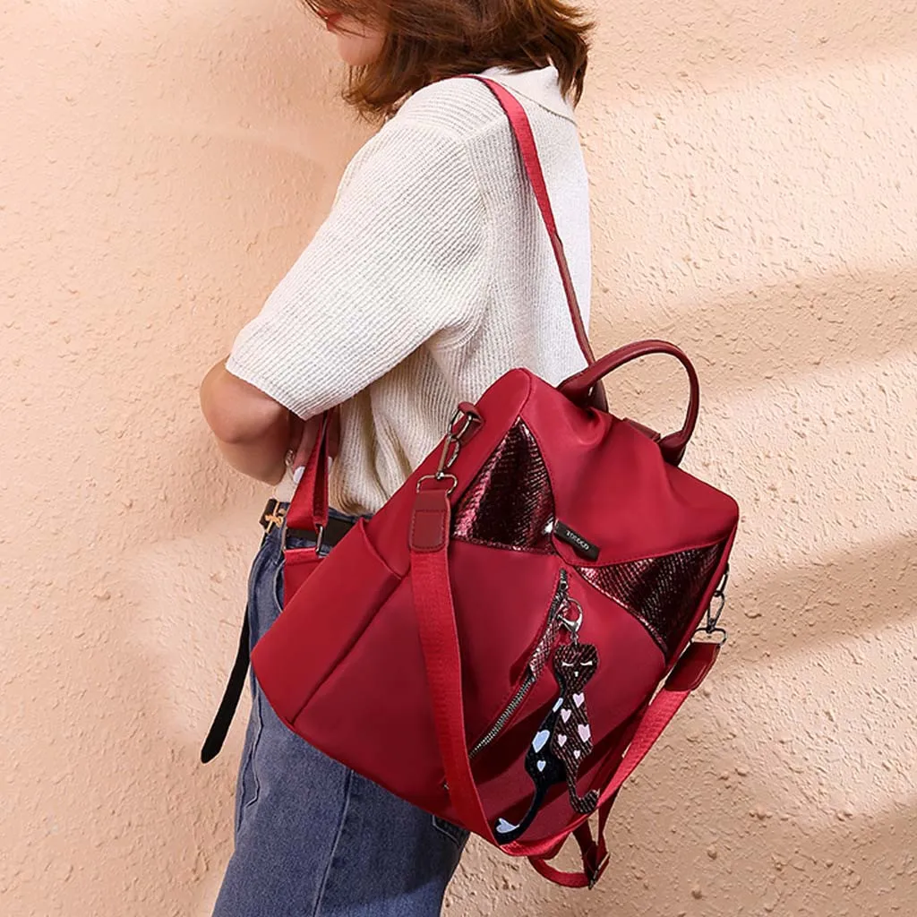 Women's Fashion Backpack Waterproof Nylon Bag Anti-Theft Shoulder Bag Leisure Casual Anti Theft for Student School Bag mochila
Women's Fashion Backpack Waterproof Nylon Bag Anti-Theft Shoulder Bag Leisure Casual Anti Theft for Student School Bag mochila