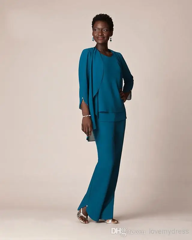vestido de noiv Chiffon Hunter Prom Evening Gowns 2018 Pant Suits Mother Of The Bride Dresses With 3/4 Long Sleeve Jacket
vestido de noiv Chiffon Hunter Prom Evening Gowns 2018 Pant Suits Mother Of The Bride Dresses With 3/4 Long Sleeve Jacket