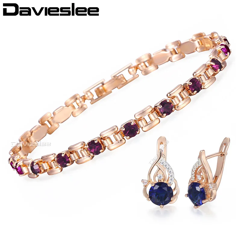 Jewelry Set Bracelet Earrings for Women Paved CZ 585 Rose Gold Fashion Jewelry Gifts for Women Girls Jewelry Sets DGE153GB437
Jewelry Set Bracelet Earrings for Women Paved CZ 585 Rose Gold Fashion Jewelry Gifts for Women Girls Jewelry Sets DGE153GB437