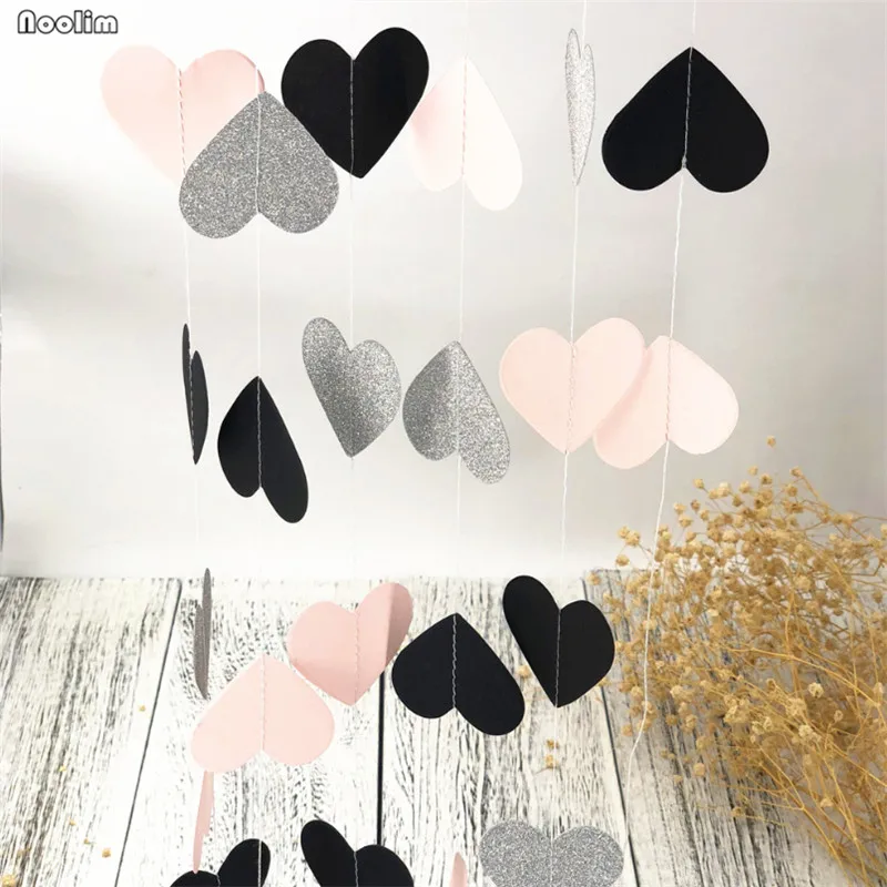 3M Multicolor String Banners Sparkle Round Circle Heart Shaped Paper Garland Wedding Birthday Baby Shower Party Decoration
3M Multicolor String Banners Sparkle Round Circle Heart Shaped Paper Garland Wedding Birthday Baby Shower Party Decoration