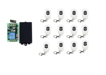 smart DC12V 1CH RF wireless remote control switch System, 12 X Transmitter +1 Receiver,315/433.92MHZ/lamp/ window/Garage Doors
smart DC12V 1CH RF wireless remote control switch System, 12 X Transmitter +1 Receiver,315/433.92MHZ/lamp/ window/Garage Doors