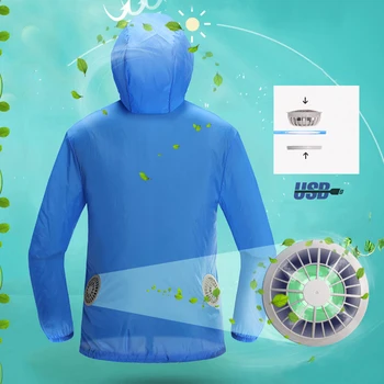 Air Conditioning Clothes Fan Cooling Jacket Outdoor High Temperature Working Fishing Hunting Cooling Sun Protection Clothing
Air Conditioning Clothes Fan Cooling Jacket Outdoor High Temperature Working Fishing Hunting Cooling Sun Protection Clothing