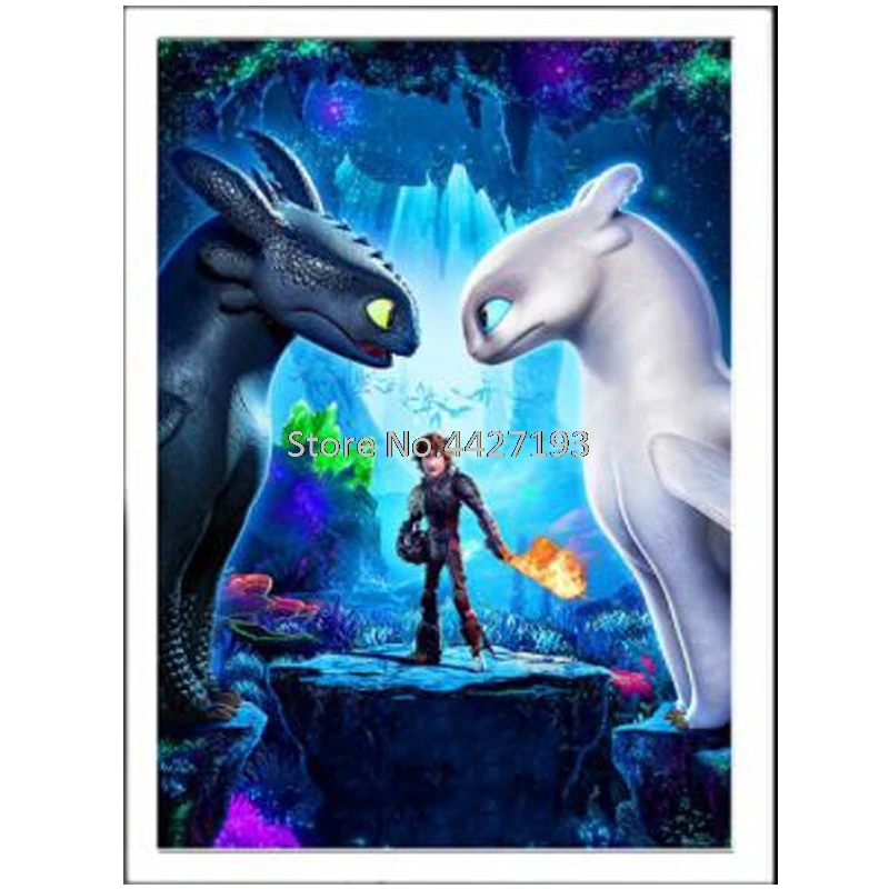 Diamond Embroidery 5D DIY Diamond Painting Christmas How to train your dragon 2 Movie poster Cross Stitch Full Rhinestone Mosaic
Diamond Embroidery 5D DIY Diamond Painting Christmas How to train your dragon 2 Movie poster Cross Stitch Full Rhinestone Mosaic