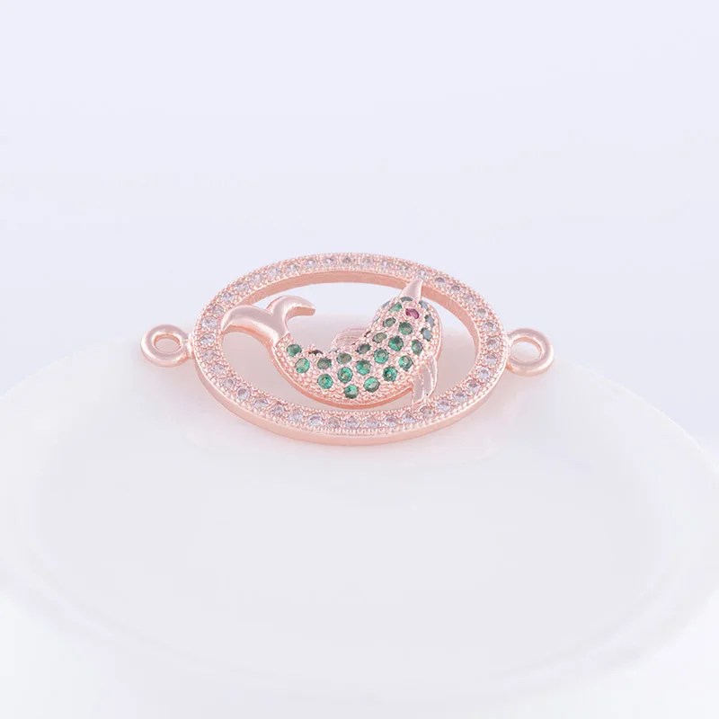 5pcs Cute Zircon Dolphin Charms Connectors For Bracelets & Necklaces Diy Copper Micro Pave Animal Charms Bijoux Bedel
5pcs Cute Zircon Dolphin Charms Connectors For Bracelets & Necklaces Diy Copper Micro Pave Animal Charms Bijoux Bedel