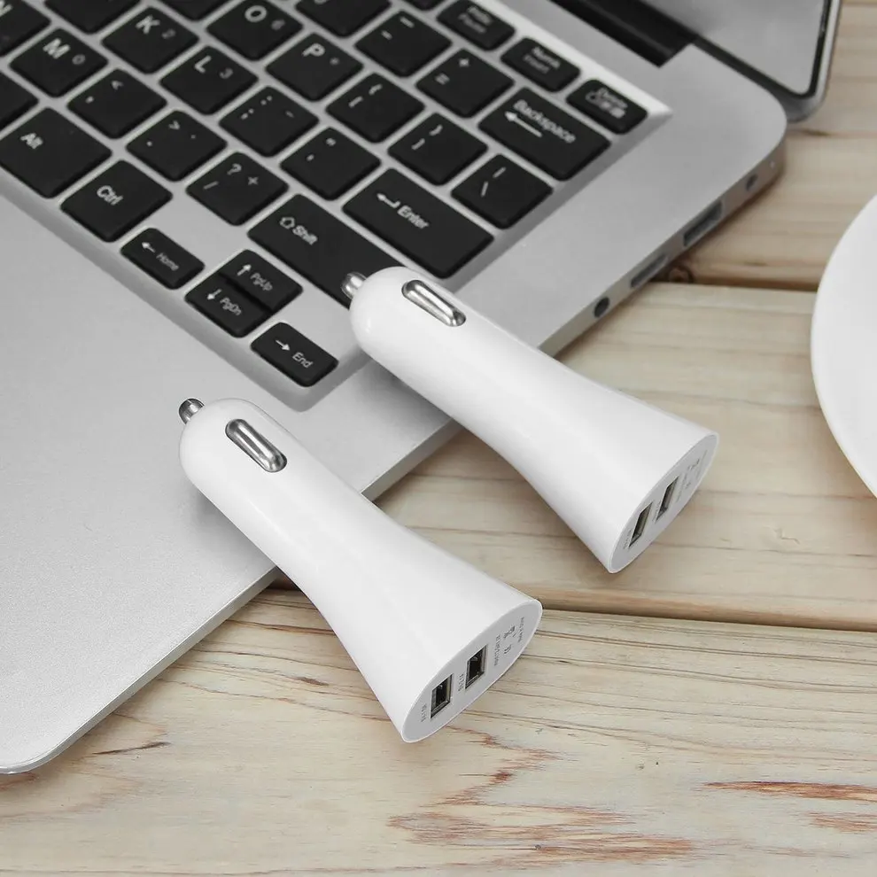10 pcs Mini Horn Dual USB 2-Port Car Charger Adapter Socket 5V 3.1A for Phone Tablet
10 pcs Mini Horn Dual USB 2-Port Car Charger Adapter Socket 5V 3.1A for Phone Tablet