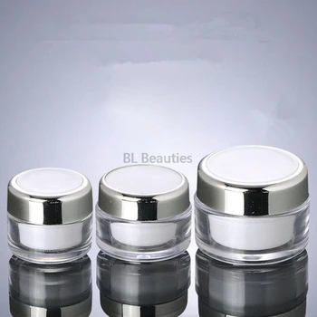 100pcs/lot 15g 20g 50g Plastic Makeup Cream Jar ,Empty Cosmetic Container,Lotion Cans,Mask Bottles With Silver Color Lid
100pcs/lot 15g 20g 50g Plastic Makeup Cream Jar ,Empty Cosmetic Container,Lotion Cans,Mask Bottles With Silver Color Lid