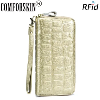 COMFORSKIN Billetera Mujer RFID Protection Cowhide Leather 100% Guaranteed Women Leather Wallet Hot Brand Stone Style Purse 2018
COMFORSKIN Billetera Mujer RFID Protection Cowhide Leather 100% Guaranteed Women Leather Wallet Hot Brand Stone Style Purse 2018