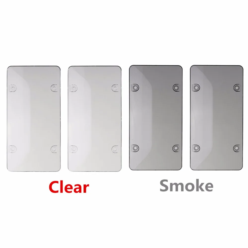 2pcs/set Clear Smoke License Plate Frame Cover Bug Shield Tag Protector Car Truck
2pcs/set Clear Smoke License Plate Frame Cover Bug Shield Tag Protector Car Truck