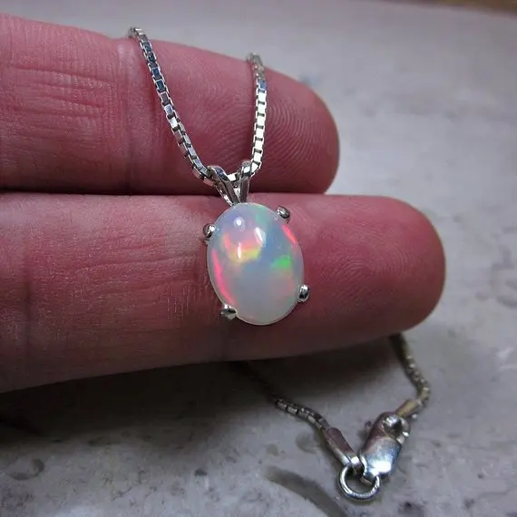 Boho Female Green White Fire Opal Necklace 925 Sterling Silver Oval Necklaces & Pendants For Women Vintage Wedding Jewelry
Boho Female Green White Fire Opal Necklace 925 Sterling Silver Oval Necklaces & Pendants For Women Vintage Wedding Jewelry