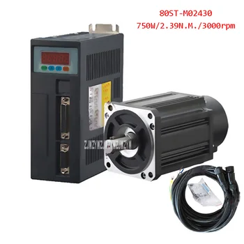 750W AC Servo Motor 2.39N.M. 3000rpm 80ST-M02430 AC Motor+Matched Servo Motor Driver+3M Cable Complete Motor Kit With CE
750W AC Servo Motor 2.39N.M. 3000rpm 80ST-M02430 AC Motor+Matched Servo Motor Driver+3M Cable Complete Motor Kit With CE