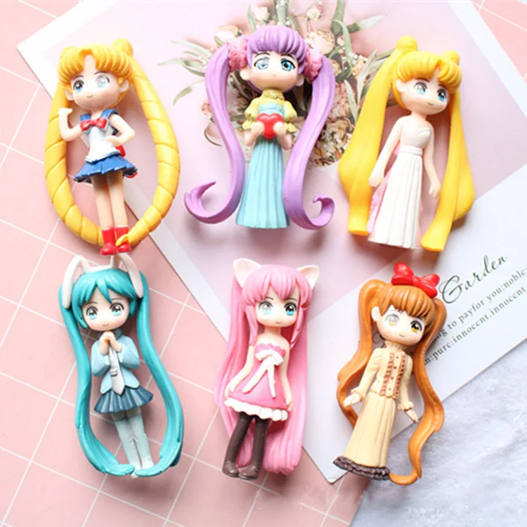 1set 6pcs Sailor Moon Resin Baby Toy Doll for Key Chain Decoration Mobile Phone Case Stickers DIY Handcraft Supplies
1set 6pcs Sailor Moon Resin Baby Toy Doll for Key Chain Decoration Mobile Phone Case Stickers DIY Handcraft Supplies