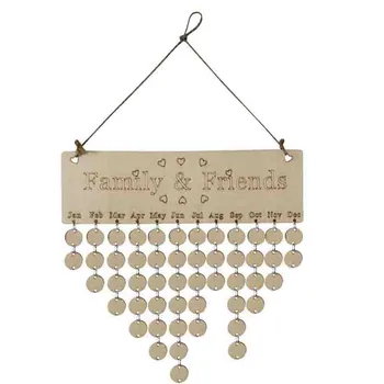 Christmas decorations Wood Birthday Reminder Board Birch Ply plaque Sign Family Friends DIY Calendar Board
Christmas decorations Wood Birthday Reminder Board Birch Ply plaque Sign Family Friends DIY Calendar Board