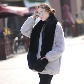 Autumn and winter thicken warm Faux fur long muffler scarf cape winter faux fur scarf with glove winter fur cape
Autumn and winter thicken warm Faux fur long muffler scarf cape winter faux fur scarf with glove winter fur cape