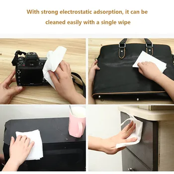 100pcs Disposable Electrostatic Dust Removal Mop Paper Home Kitchen Bathroom Cleaning Cloth JS23
100pcs Disposable Electrostatic Dust Removal Mop Paper Home Kitchen Bathroom Cleaning Cloth JS23