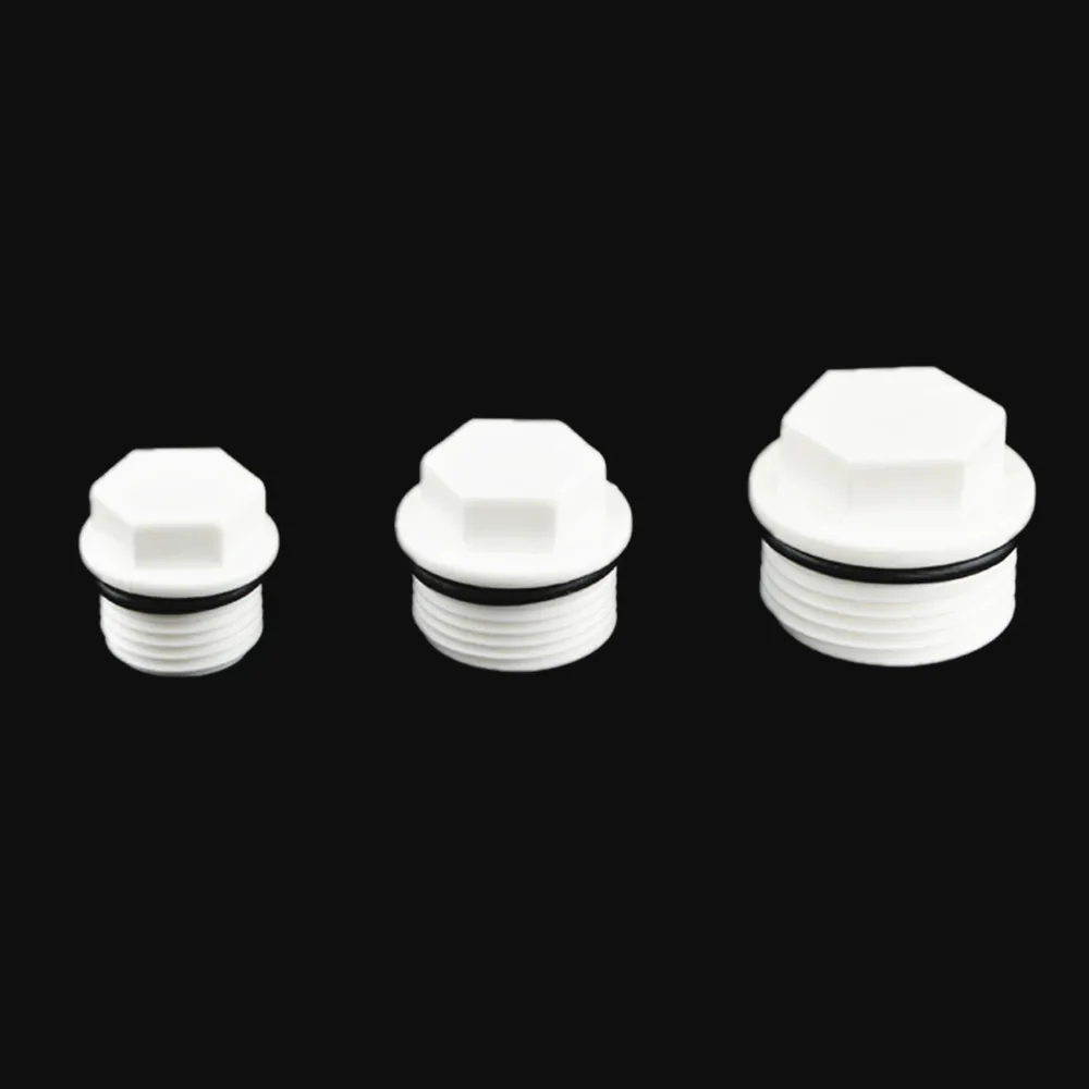 1/2" 3/4" 1" BSP Male Thread Plastic Pipe Hex Head Plastic End Cap Plug Fitting Plastic Connector Adapter
1/2" 3/4" 1" BSP Male Thread Plastic Pipe Hex Head Plastic End Cap Plug Fitting Plastic Connector Adapter