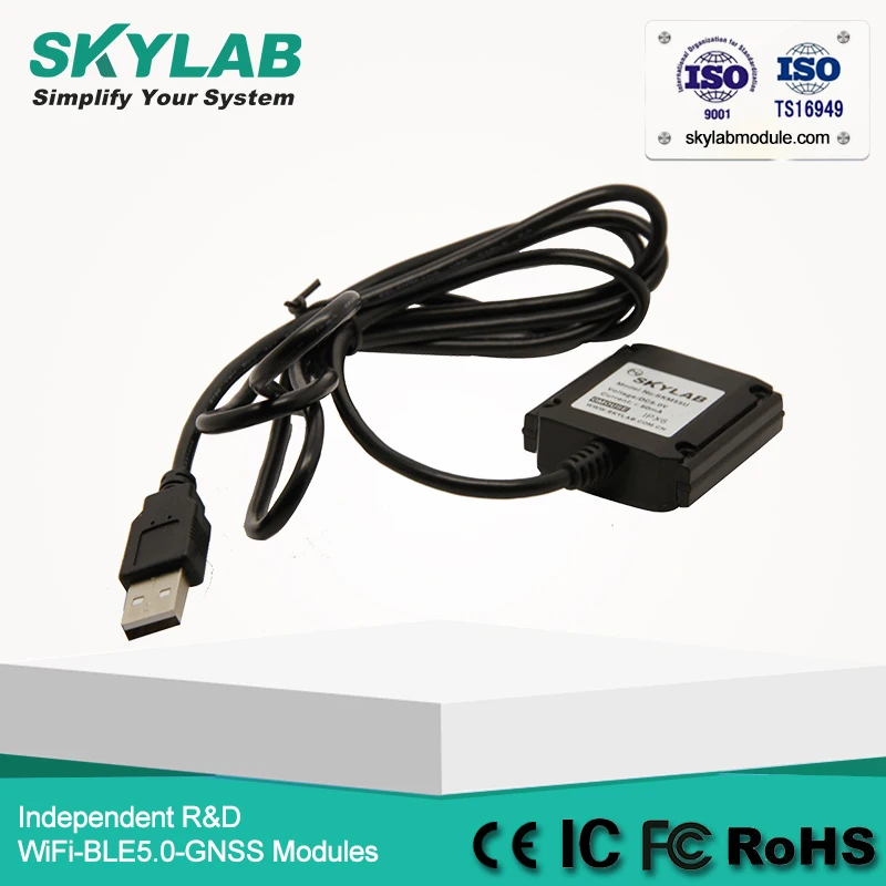 Image SKYLAB MediaTek MTK3339 Chip 3.3V to 5.5V SKM55 GPS Module for Vehicle Tracking CE FCC RoHS