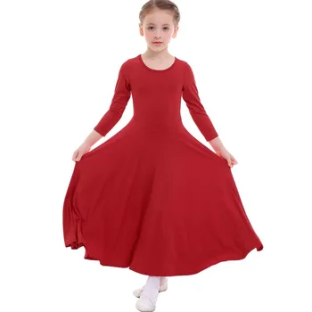 Elegant Girls Dress for Dancing Lesson Long Sleeve Pleated Slim Long Dress for Pray Dance Wear Red Kids Dance Dress for Girls
Elegant Girls Dress for Dancing Lesson Long Sleeve Pleated Slim Long Dress for Pray Dance Wear Red Kids Dance Dress for Girls