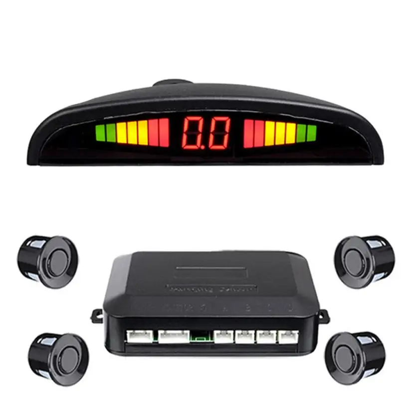 Reversing Reverse Parking 4 Sensor Radar Kit Buzzer Alarm Black Car LED Display Alert Indicator Probe Monitor System H0206
Reversing Reverse Parking 4 Sensor Radar Kit Buzzer Alarm Black Car LED Display Alert Indicator Probe Monitor System H0206