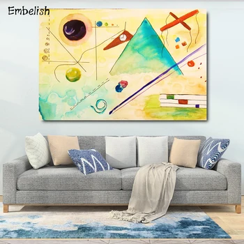 Embelish 1 Piece Abstract HD Canvas Oil Paintings By Wassily Kandinsky For Living Room Modern Hoem Decor Wall Art Picture Poster
Embelish 1 Piece Abstract HD Canvas Oil Paintings By Wassily Kandinsky For Living Room Modern Hoem Decor Wall Art Picture Poster