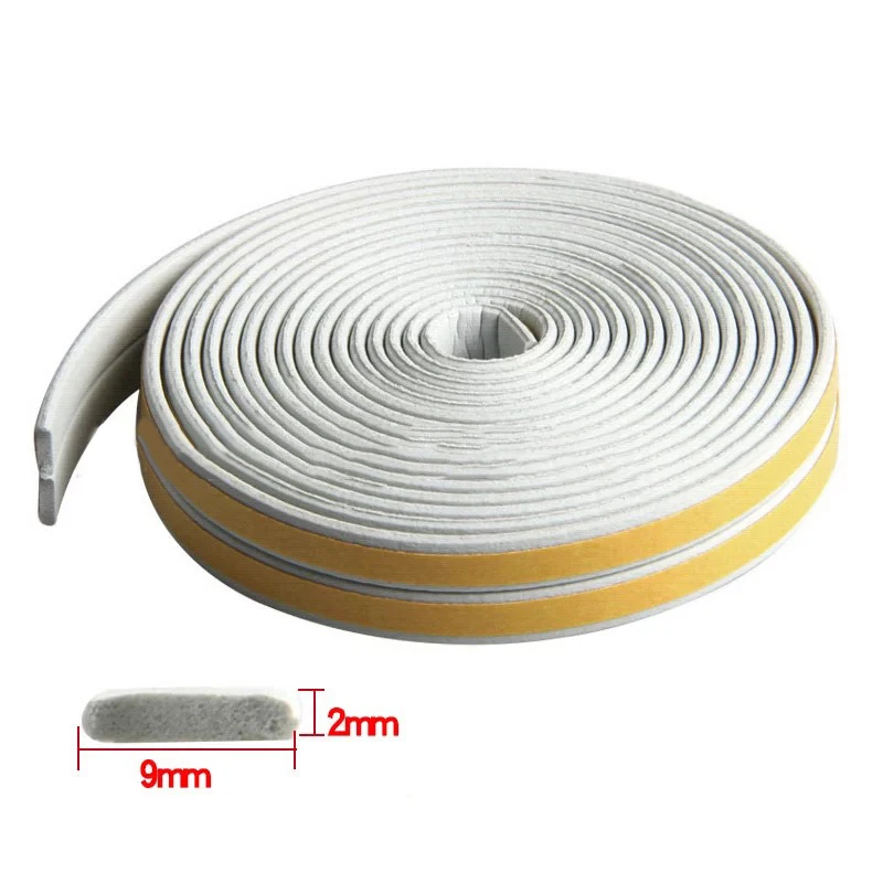 Foam Sticky 9*2mm Self Adhesive Weather Roll 5m Draught Excluder Sealing Strip Seal Tape Rubber Window Door New
Foam Sticky 9*2mm Self Adhesive Weather Roll 5m Draught Excluder Sealing Strip Seal Tape Rubber Window Door New