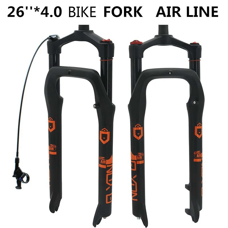 Snowmobile front fork ATV shock 26inch Fork Air Gas line Locking Suspension Forks Magnesium Aluminium Alloy 4.0"Tire 135mm
Snowmobile front fork ATV shock 26inch Fork Air Gas line Locking Suspension Forks Magnesium Aluminium Alloy 4.0"Tire 135mm