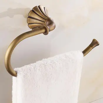 European Luxury Antique Solid Brass Towel Ring Bronze Wall Mounted Bathroom Towel Rack Towel Holder Bathroom Accessories
European Luxury Antique Solid Brass Towel Ring Bronze Wall Mounted Bathroom Towel Rack Towel Holder Bathroom Accessories