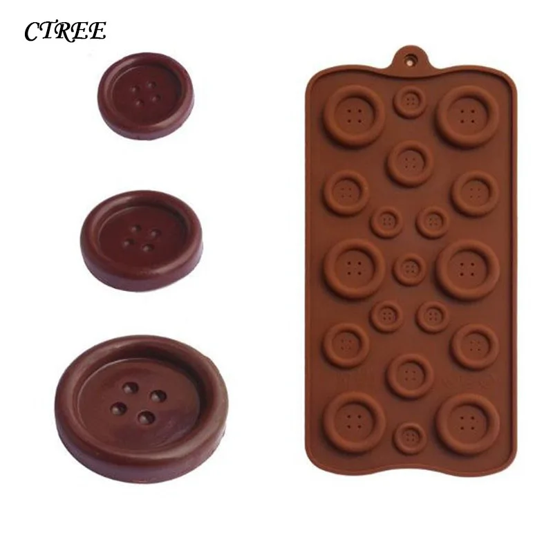 CTREE 1Pcs Chocolate Mold Eco-friendly Siliconel Button Handmade Bakery Button Cake Molds Chocolate Mold Kitchen Gadgets C215
CTREE 1Pcs Chocolate Mold Eco-friendly Siliconel Button Handmade Bakery Button Cake Molds Chocolate Mold Kitchen Gadgets C215