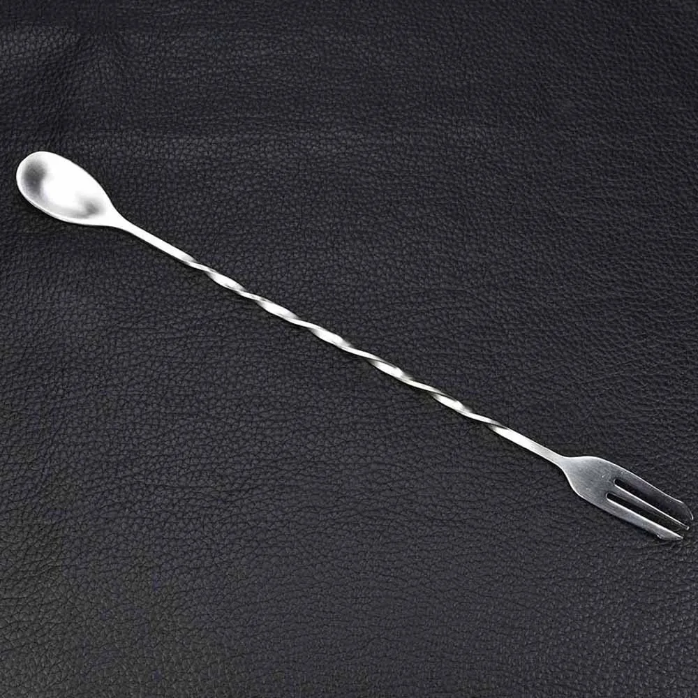 Double-head Stainless steel Bar Spoons Cocktail Drink Mixer Muddler Stirrer Stirring Mixing Stir Spoon Cocktail Wine Accessories
Double-head Stainless steel Bar Spoons Cocktail Drink Mixer Muddler Stirrer Stirring Mixing Stir Spoon Cocktail Wine Accessories
