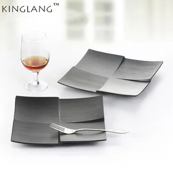 1PC Western Restaurant 2-sizes Black Square Plate Main Course Dish Cake Dessert Chocolates Plates Dinner Plate
1PC Western Restaurant 2-sizes Black Square Plate Main Course Dish Cake Dessert Chocolates Plates Dinner Plate